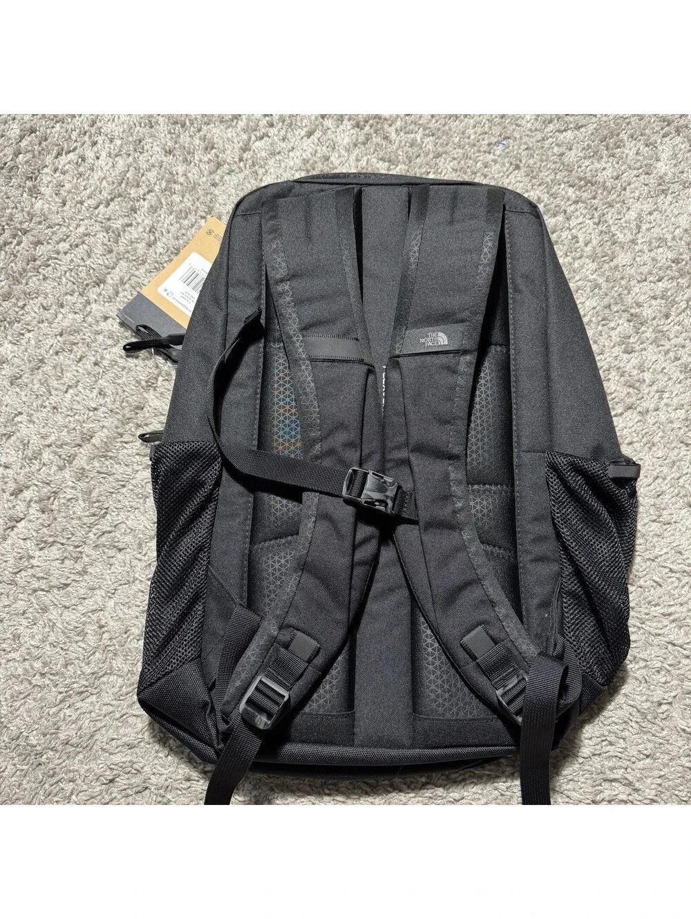 NWT The North Face Black Stalwart Backpack Company Logo NEW